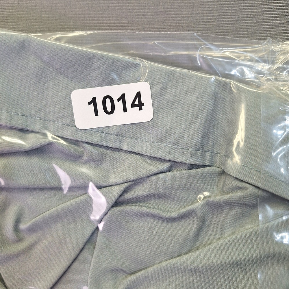 Mens 4XL Tropical Palm Tree Button Down Shirt‎ Grey White Short Sleeve beach - Picture 10 of 10